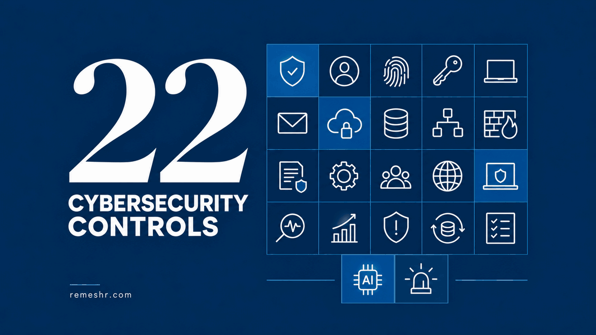 22 Cybersecurity Controls Every Business Needs to Stay Protected
